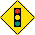 Traffic lights ahead