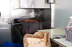 Grill for Coburger Bratwurst