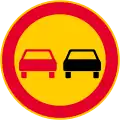 Overtaking prohibited