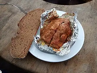 Lakefleisch with bread