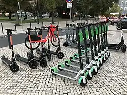 Scooters, jump, voi, lime etc.