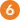 The number 6 in the orange background