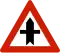 Crossroad on priority road (NO)