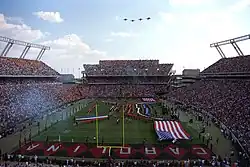 image of a flyover in Williams-Bryce Stadium
